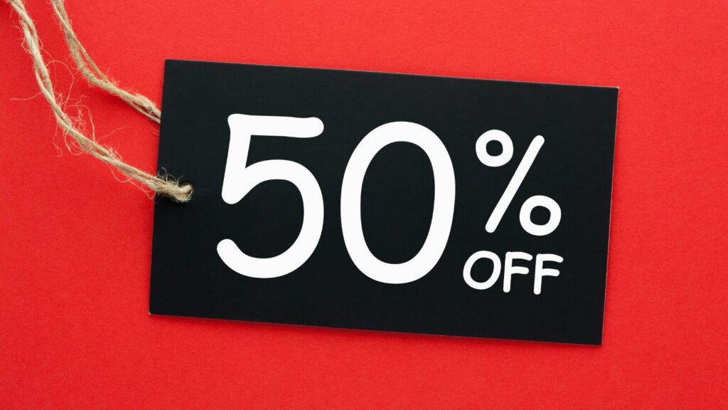 50%OFF
